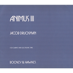 Animus III for Clarinet and Electronic Tape - Performance Score