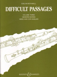 Difficult Passages, Volume 3 - Oboe and English Horn