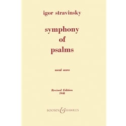 Symphony of Psalms - Vocal Score