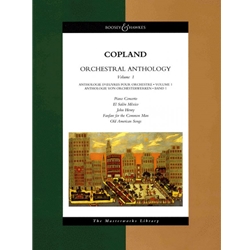 Copland Orchestral Anthology, Volume 1 - Full Score