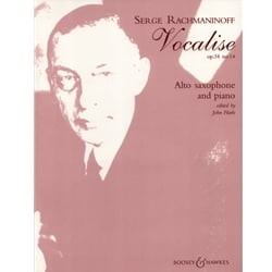 Vocalise Op. 34, No. 14 - Alto Sax and Piano