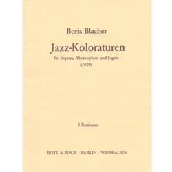 Jazz-Koloraturen - Soprano and Alto Saxophone, and Bassoon