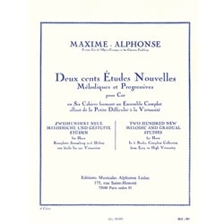 200 Etudes Nouvelles, Volume 5 - Horn