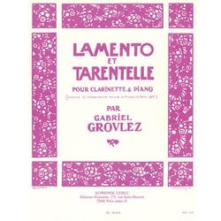 Lamento et Tarentelle - Clarinet and Piano