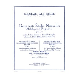 200 Etudes Nouvelles, Volume 2 - Horn