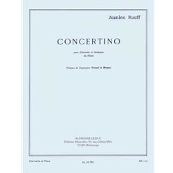 Concertino, Op. 15 - Clarinet and Piano