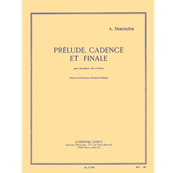 Prelude, Cadence, et Finale - Alto Sax and Piano