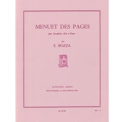 Menuet Des Pages - Alto Saxophone and Piano