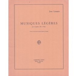 Musiques Legeres - Alto Saxophone and Piano