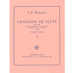 Chansons De Flute Volume 3 - Flute (or Bb Instrument) and Piano