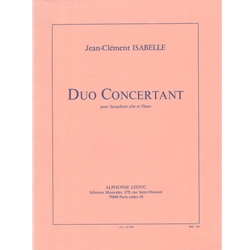 Duo Concertant - Alto Saxophone and Piano