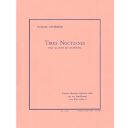 3 Nocturnes - Saxophone Quartet (SATB)