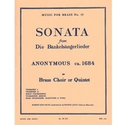 Sonata from Die Bankelsangerlieder - Brass Quintet