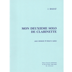 Mon Deuxieme Solo (Solo No. 2) - Bb Clarinet & Piano