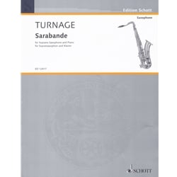 Sarabande - Soprano Saxophone and Piano