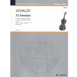 12 Sonatas, Op. 2, Book 2 - Violin and Piano
