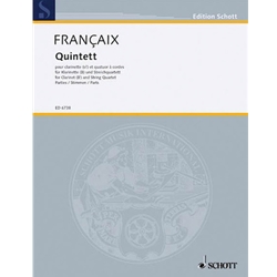 Quintet for Clarinet and String Quartet - Set of Parts