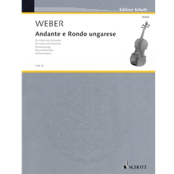 Andante e Rondo Ungarese, Op. 35 - Viola and Piano