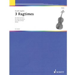 3 Ragtimes - Viola and Piano