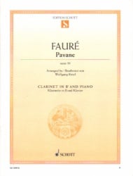 Pavane, Op. 50 - Clarinet and Piano