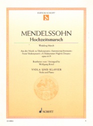 Wedding March, Op. 61 No. 9 - Viola and Piano