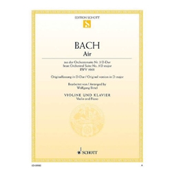 Air (from Orchestral Suite No. 3 in D Major) - Violin and Piano