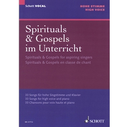 Spirituals and Gospels for Aspiring Singers - High Voice and Piano