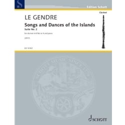 Songs and Dances of the Islands, Suite No. 2 - Clarinet (in B-flat or A) and Piano