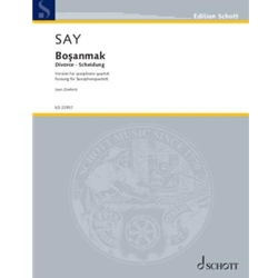 Bosanmak, Op. 29a - Sax Quartet SATB