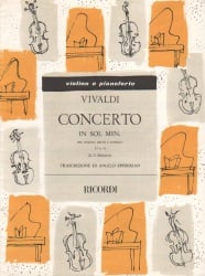 Concerto in G Minor, F. 1, No. 16, RV 332 - Violin and Piano