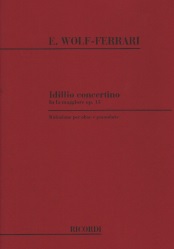 Idillio Concertino in A Major Op. 15 - Oboe and Piano