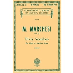 30 Vocalises, Op. 32 - High or Medium Voice