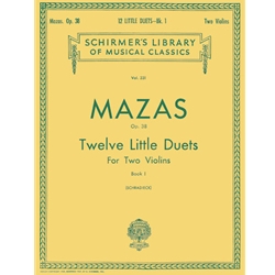 12 Little Duets, Op. 38, Book 1 - Violin Duet