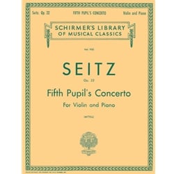 Pupil's Concerto No. 5 in D Major, Op. 22 - Violin and Piano