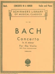 Concerto in A Minor, BWV 1041 - Violin and Piano