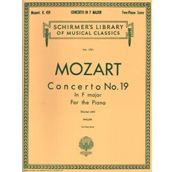 Concerto No. 19 in F Major, K. 459 - Piano