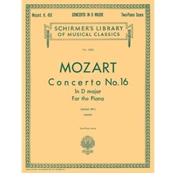 Concerto No. 16 in D Major, K. 451 - Piano