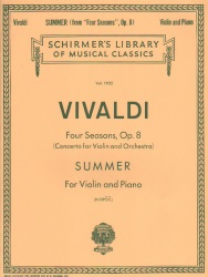 Concerto in G minor, Op. 8 No. 2: Summer from The Four Seasons - Violin and Piano