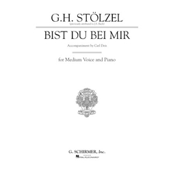 Bist Du Bei Mir - Medium Voice and Piano