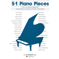 51 Piano Pieces from the Modern Repertoire - Piano
