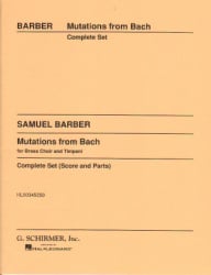 Mutations from Bach - Brass Choir and Timpani