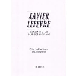 Sonata No. 6 - Clarinet and Piano
