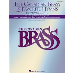 15 Favorite Hymns for Brass Quartet or Quintet - Trumpet 2
