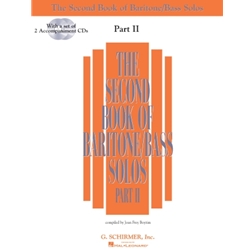 Second Book of Baritone-Bass Solos, Part 2 - Book and 2 CDs