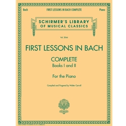 First Lessons in Bach, Books 1 and 2 - Piano