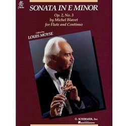 Sonata in E Minor, Op. 2, No. 3 - Flute and Piano