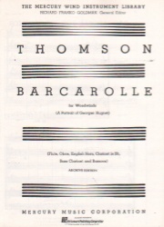 Barcarolle (A Portrait of Georges Hugnet) - Woodwind Sextet