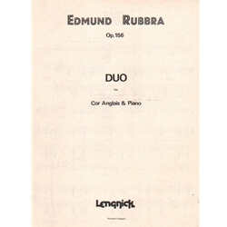Duo Op. 156 - English Horn and Piano