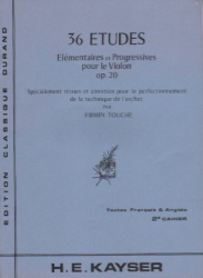 36 Etudes, Vol. 2 - Violin