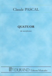 Quatuor (Full Score) - Sax Quartet SATB